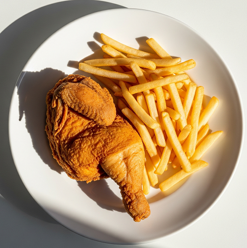 Half Chicken In Batter 