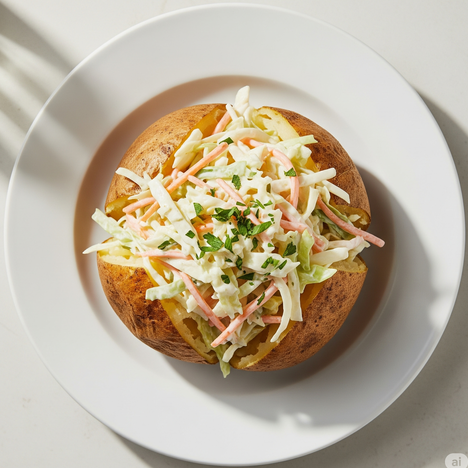 Baked Potato & Coleslaw 